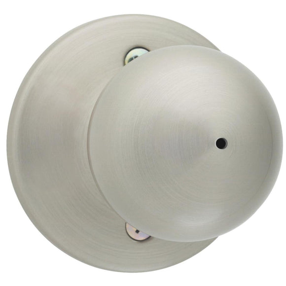 Weiser Yukon Satin Nickel Bed & Bath Door Knob