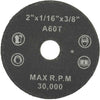 Weiler Vortec Type 1 2 In. x 1/16 In. x 3/8 In. Metal/Plastic Cut-Off Wheel