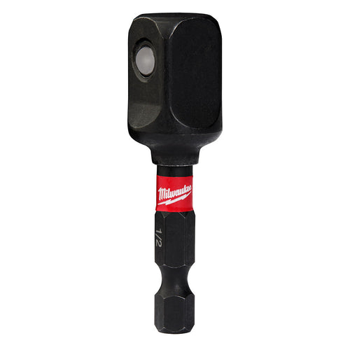 SHOCKWAVE™ 1/4 Hex to 1/2 Square Socket Adapter-Bulk 10