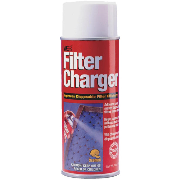 Web 14 Oz. Aerosol Filter Charger Furnace/Air Conditioner Filter Spray