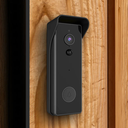 Feit Electric Wired or Battery-Powered Smart Wi-Fi Video Doorbell Camera with Motion Detection and Two-Way Audio
