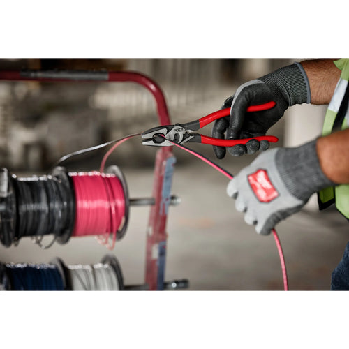 Milwaukee 9 Lineman's Dipped Grip Pliers w/ Crimper & Bolt Cutter (USA)