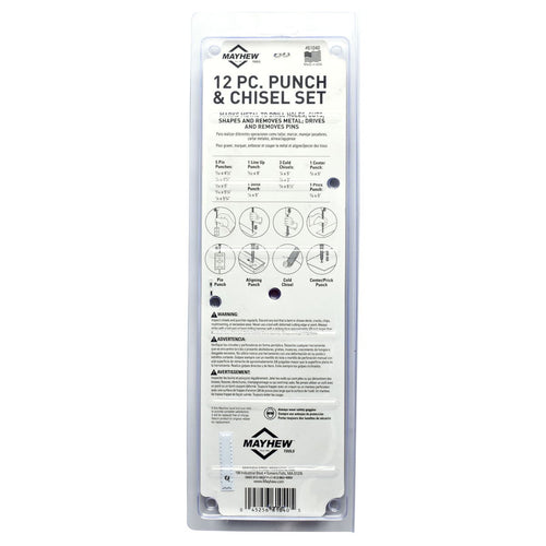 Mayhew 61040 Punch & Chisel Sets