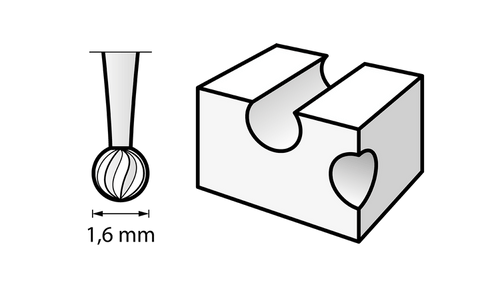 Dremel Engraving Cutter 1,6 mm (106)