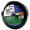 Hand Truck Wheel, Plastic with Rubber Tire, 10 x 2-3/4-In.