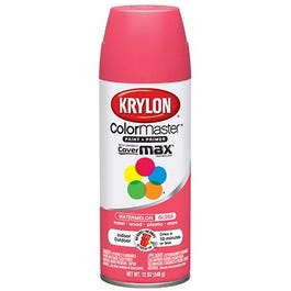 Colormaster Spray Paint, Indoor/Outdoor Use, Gloss Watermelon, 12-oz.