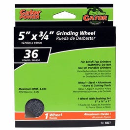 Coarse Grinding Wheel, 5 x .75 x 1-In.