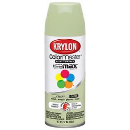 Colormaster Spray Paint, Indoor/Outdoor Use, Gloss Celery, 12-oz.