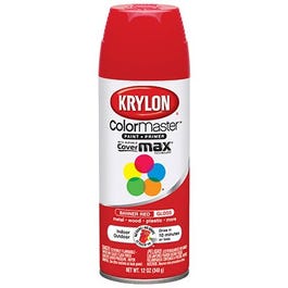 Colormaster Spray Paint, Indoor/Outdoor Use, Gloss Banner Red, 12-oz.