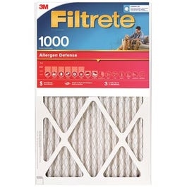 Micro Allergen Pleated Furnace Filter, Red, 22 x 22 x 1-In.