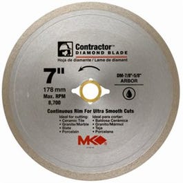 Circular Saw Blade, Wet Tile, 7-In.