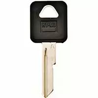 Hy-Ko Blank B48P Fits General Motors Car Key (Black) (Black)