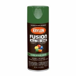 Fusion All-In-One Spray Paint + Primer, Gloss Grass Green, 12-oz.