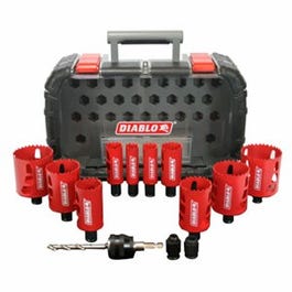 Hole Saw Kit, 14-Pc.