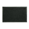 Floor Mat, Dual Rib Black, Indoor/Outdoor, 18 x 28-In.