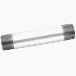 Pipe Fitting, Galvanized Nipple, 3/4 x 10-In.