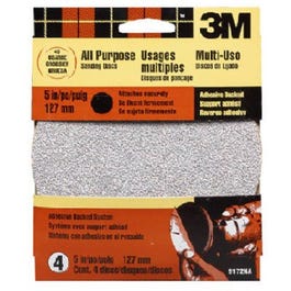 5-Pk., 5-In. Medium-Grit All-Purpose Power Sanding Disc