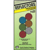 Mini Reflector, Plastic, 1.25-In., 6-Pk.