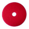 Buffer Floor Pad, 5100, Red, 20-In.