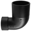 ABS/DWV Closet Bend, Hub x Short Spigot, 4 x 3-In.