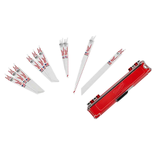 Milwaukee SAWZALL® General Purpose 10pc Blade Set 0.75 in. W x 6 and 9 in. L