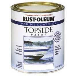 Marine Coatings Topside Paint, Gloss White, 1-Qt.