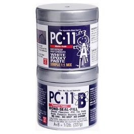 Epoxy Paste, White, 1/2-Lb.