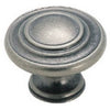 1-3/8-In. Nickel 3-Ring Cabinet Knob