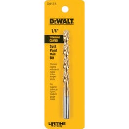 1/4-In. Titanium-Coated Drill Bit