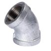 Mueller Galvanized 45° Elbow 150# Malleable Iron Threaded Fittings 2 1/2