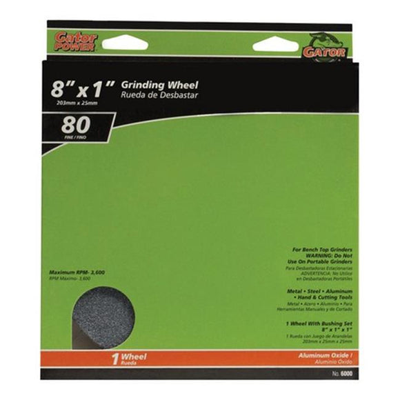 Gator vitrified Grinding Wheels 8 x 1 x 80