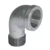 B & K Industries Galvanized 90° Street Elbow 150# Malleable Iron Threaded Fittings 3