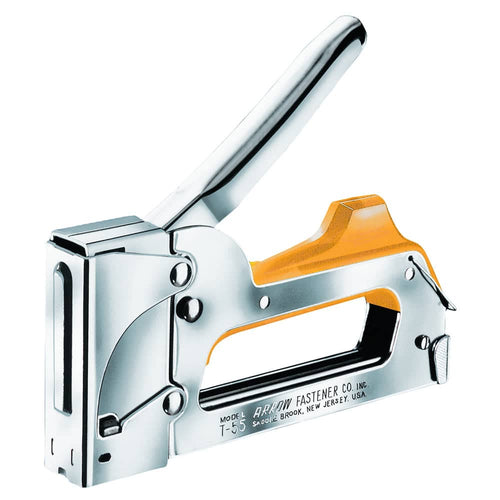 Arrow T55C All-Chrome Staple Gun  1/4 to 9/16 L in. (1/4 - 9/16)