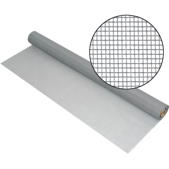 Phifer 60 In. x 100 Ft. Gray Fiberglass Mesh Screen Cloth