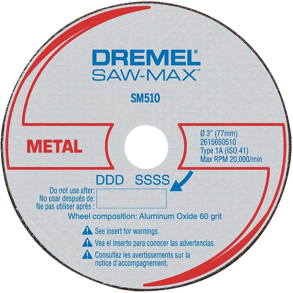 Dremel Saw-Max 3 In. Metal Cut-Off Wheel (3-Pack)