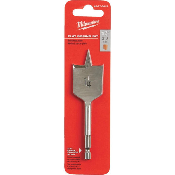 Milwaukee 1-1/4 In. x 4-1/2 In. Spade Bit