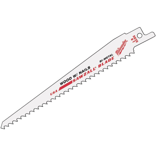 Milwaukee Sawzall 8 In. 8/12 TPI Multi-Material Reciprocating Saw Blade (50-Pack)