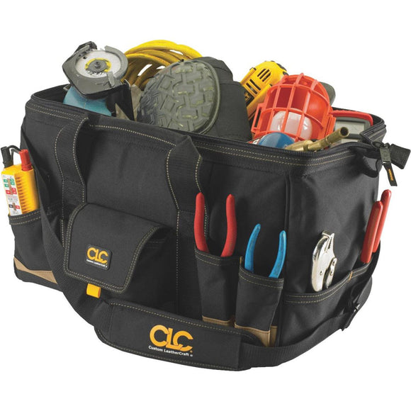 CLC 25-Pocket 18 In. Megamouth Tool Bag