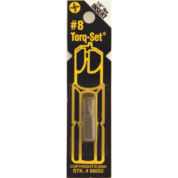 Best Way Tools #8 Torq Security 1 In. 1/4 In. Hex Screwdriver Bit