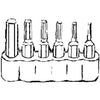 Best Way Tools 6-Piece Hex Metric Insert Screwdriver Bit Set