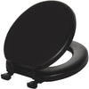 Mayfair Round Closed Front Premium Soft Black Toilet Seat