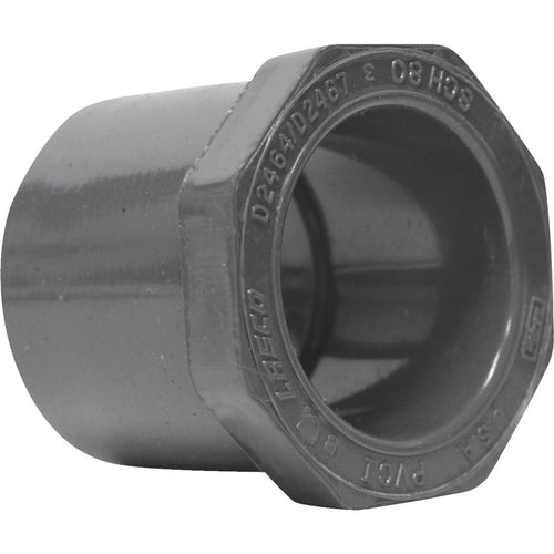 Charlotte Pipe 1 In. Spigot x 1/2 In. Slip Schedule 80 PVC Bushing