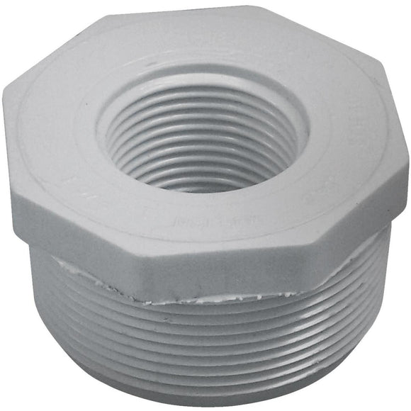 Charlotte Pipe 1-1/2 In. MPT x 1/2 In. FPT Schedule 40 PVC Bushing