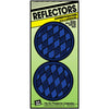 Hy-Ko 3-1/4 In. Dia. Round Blue Press-On Reflector (2-Pack)