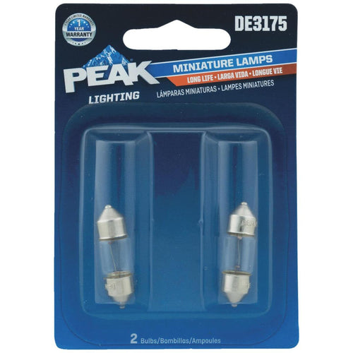 PEAK DE3175 13V Mini Incandescent Automotive Bulb (2-Pack)