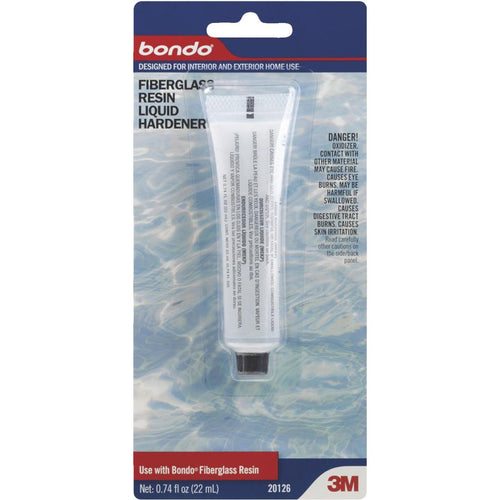 3M Bondo 0.75 Oz. Fiberglass Resin Liquid Body Filler Hardener