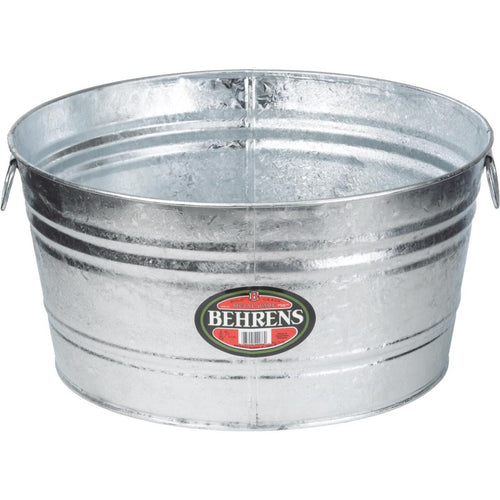 Behrens 33.5 Gal. Round Hot-Dipped Utility Tub