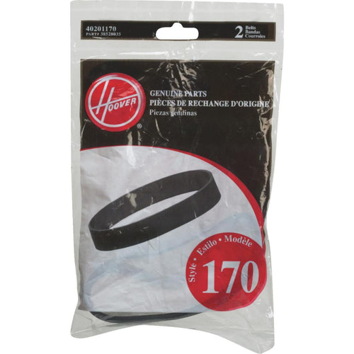 Hoover Type 170 WindTunnel Vacuum Cleaner Belt (2-Pack)