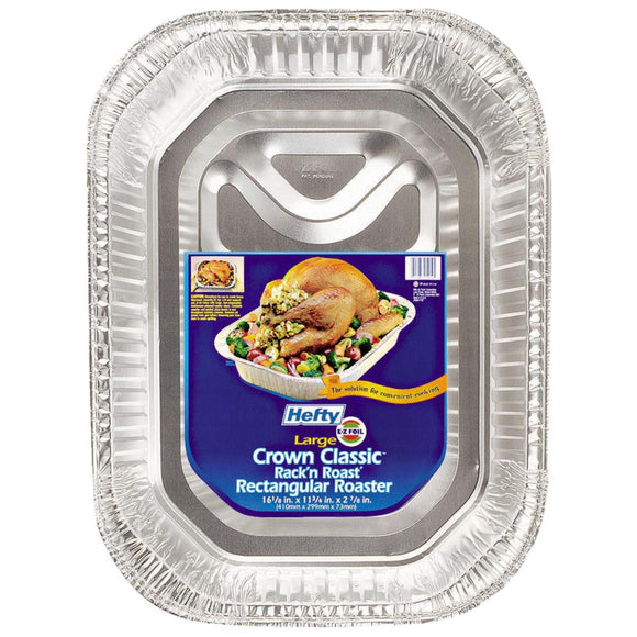 EZ Foil Rack 'N' Roast Rectangle Roaster Pan