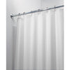 InterDesign 72 In. x 72 In. White Polyester Shower Curtain Liner